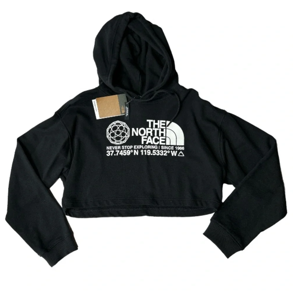 THE NORTH FACE COORDINATES CROP DROP PULLOVER HOODIE - Picture 2 of 5